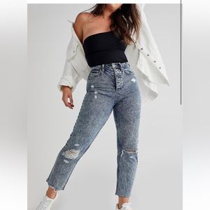 Nwot Free People Georgine Mom Jeans